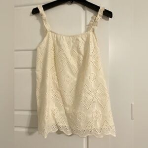 NWOT Like Love Eyelet Tank